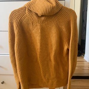 Madewell Mercer turtleneck sweater in coziest yarn